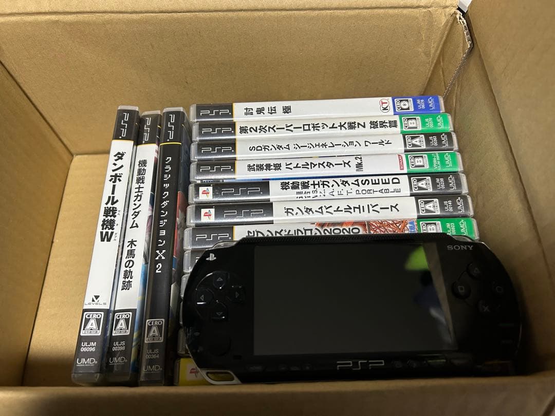 PSP１０００とソフト多数